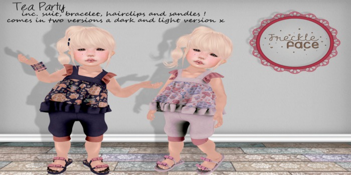 .Freckle face. Tea party light {Wear Me}
