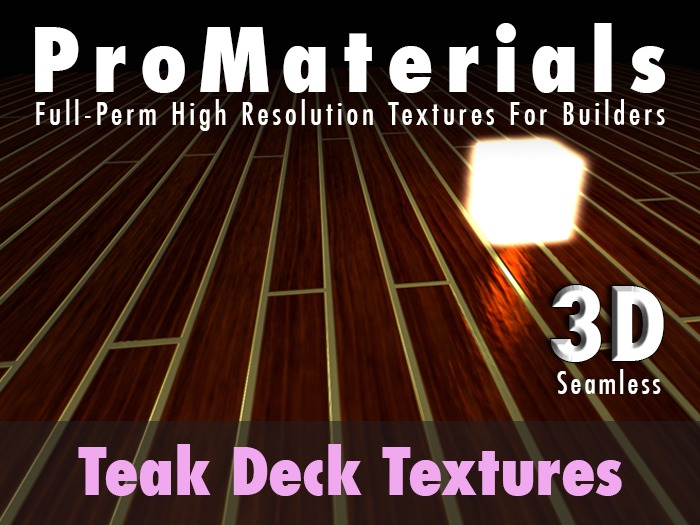ProMaterials - Full Perm Teak Deck Textures