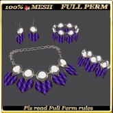 LW_ 5 Piece Jewelry Set - Full Perm 6 (necklace, bracelets, earrings)