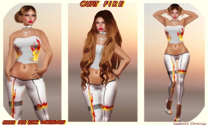 OUFIT FIRE WHIT SHOES FOR SLINK