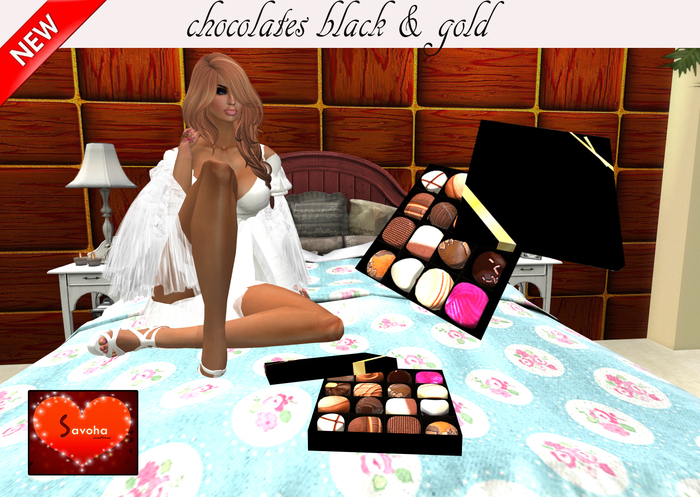 chocolates black & gold