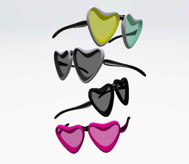 *NJoy* Heart Glasses