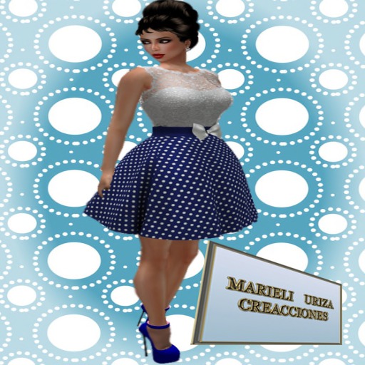 M.U LUCY BLUE  DRESS