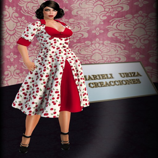 M.U MARLENE RED DRESS