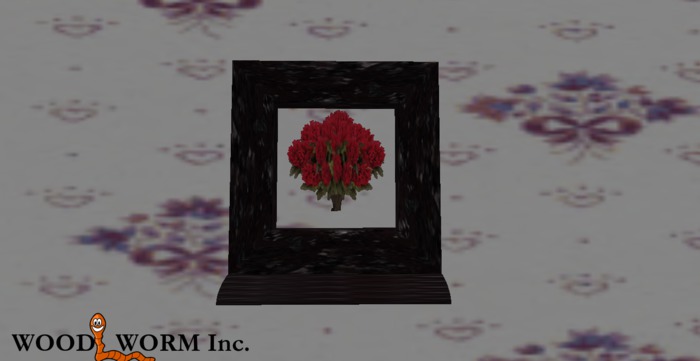 Rotation Artwork. A red bouquet of roses rotates by clicking on it 