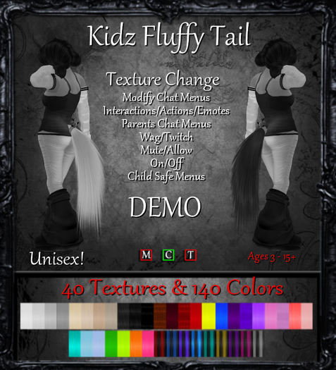 Psychotic Neko Texture Change Kidz Tail - DEMO PN