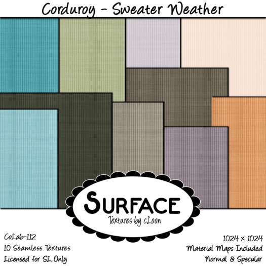 Surface - Corduroy - Sweater Weather
