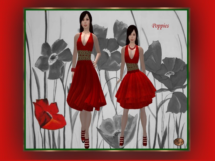  Needle & Twine Poppies
