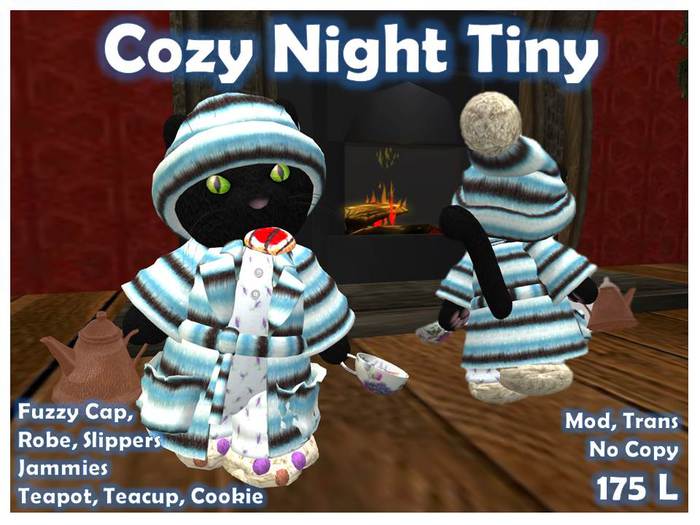 Cozy Night Tiny Blue