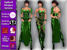 [TKS] Complete - Spiked Stripes - Green