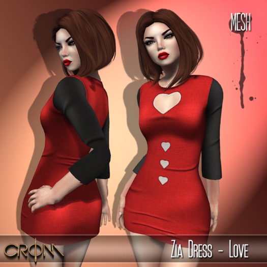-CroM- Zia Dress - Love