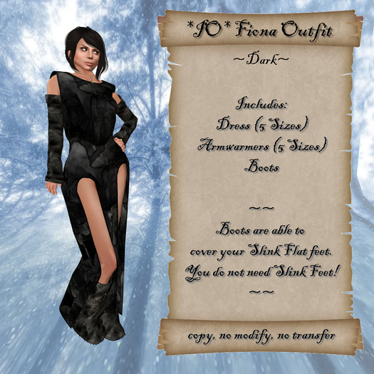 *IO* Fiona Dress -Dark-