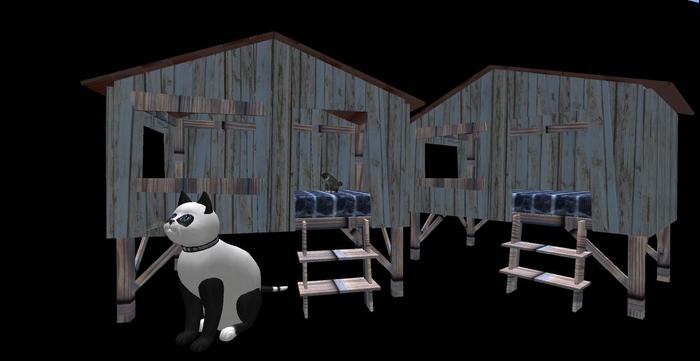 Perfect Storm Creatons - Grunge Style Pet House / Bed