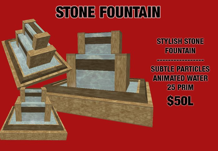 *RRR* stone fountain