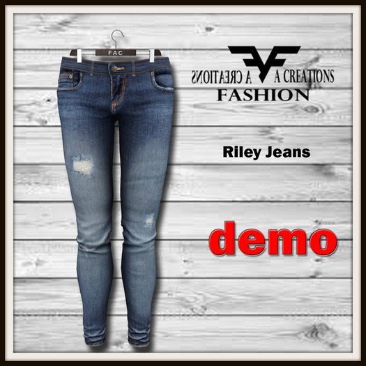 Second Life Marketplace - ::FAC:: DEMO Riley Jeans
