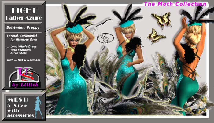 PROMO FOR NEW YEAR-UKS by Lillith - Light Feather Azure