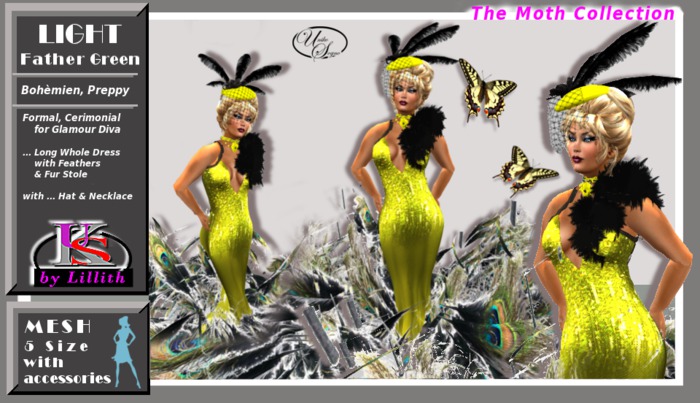 PROMO FOR NEW YEAR-UKS by Lillith - Light Feather Green