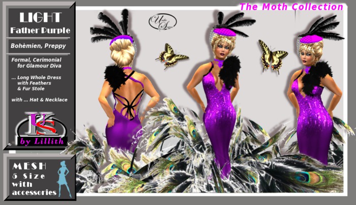 PROMO FOR NEW YEAR-UKS by Lillith - Light Feather Purple