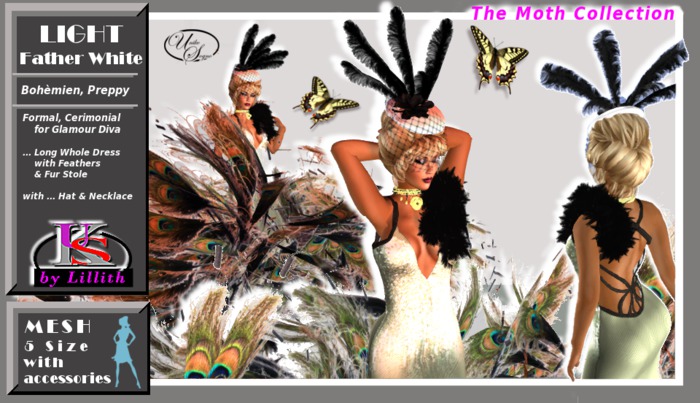 PROMO FOR NEW YEAR-UKS by Lillith - Light Feather White