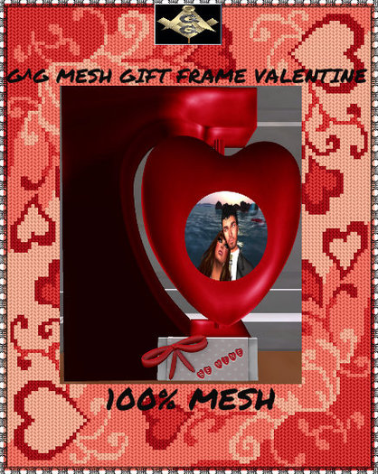 G^G MESH GIFT FRAME VALENTINE