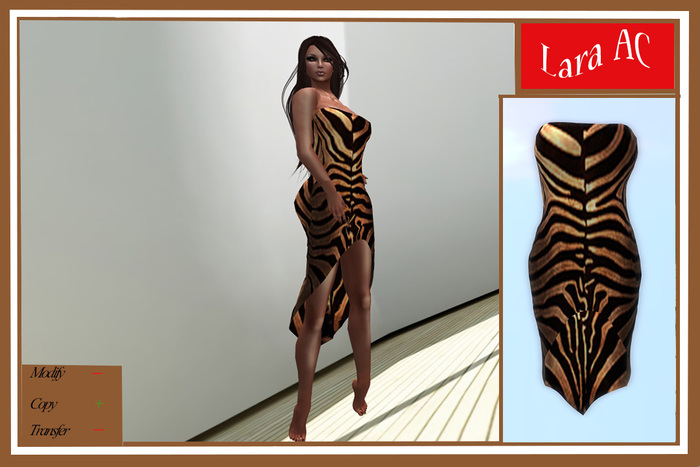 Lara AC - GIFT - Mesh Dress Tiger