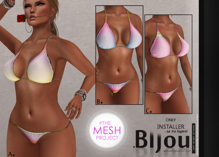 .Bijou || Ooh la la 'Bikini's' ... #TheMeshProject Installer! (new)