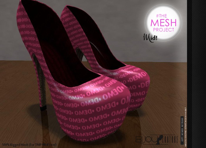 .Bijou || 69 Heels! DEMO ... #TheMeshProject Feet Addon! (new)