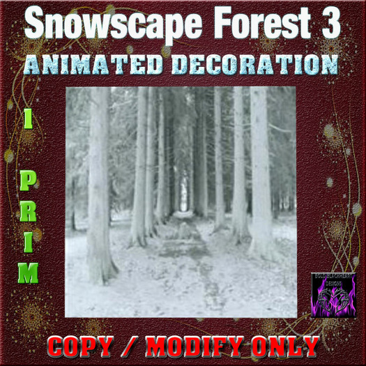 BBD - Animated Snowscape Forest 3 of 6!