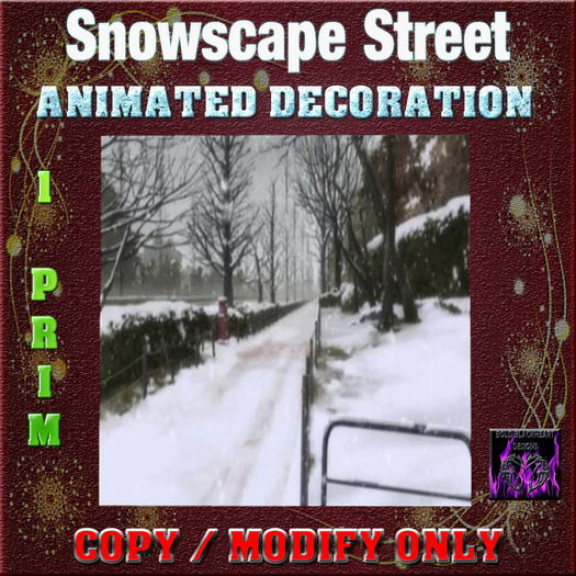 BBD - Animated Snowscape Street!