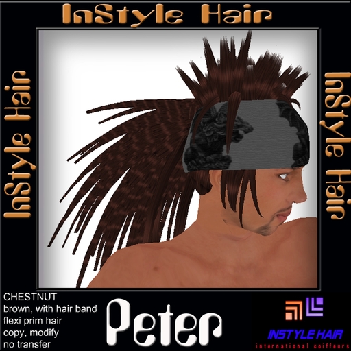 InStyle Hair - PETER - for men (chestnut)