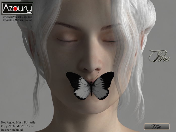 AZOURY - Pure Butterfly (White)