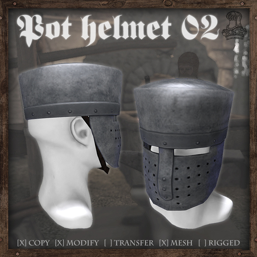 {RA} Pot helmet 02