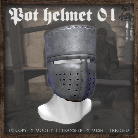 {RA} Pot helmet 01 (rez) v1.0