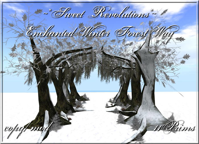 ~*SR*~ Enchanted Winter Forest Way c/m Box