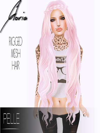Pelle - GLORIA RIGGED MESH HAIR PINK