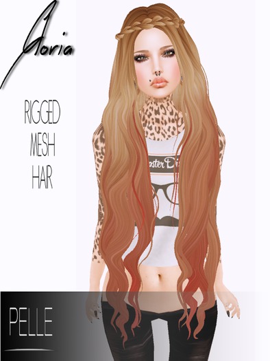 Pelle - GLORIA RIGGED MESH HAIR BLONDE PINK