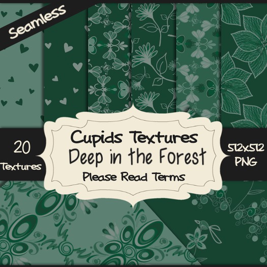 *Cupids Textures * 20 DEEP IN THE FOREST
