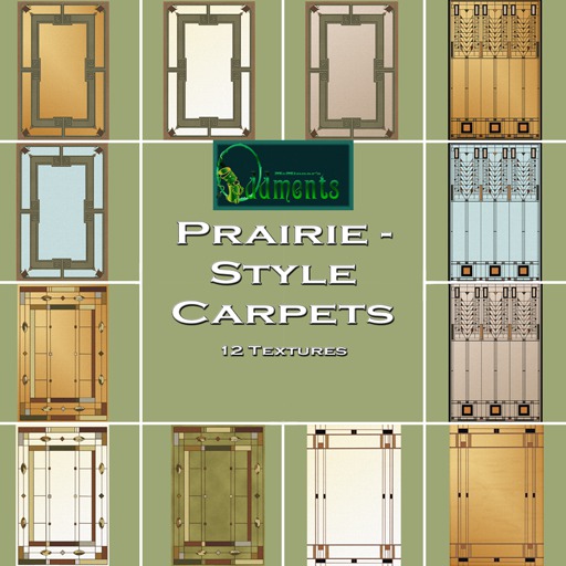 Prairie-school carpets