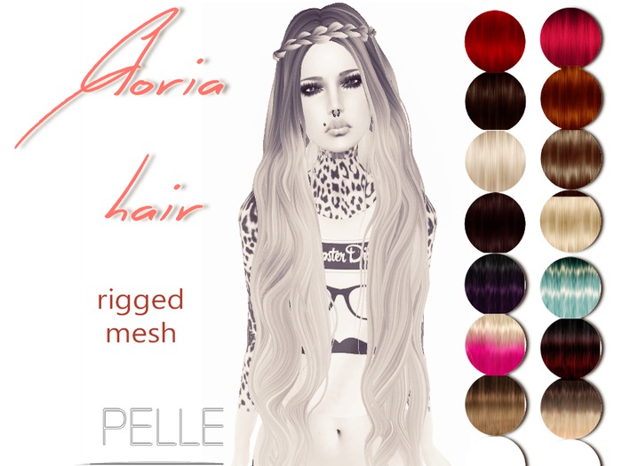 Pelle - GLORIA RIGGED MESH HAIR DEMO PACK