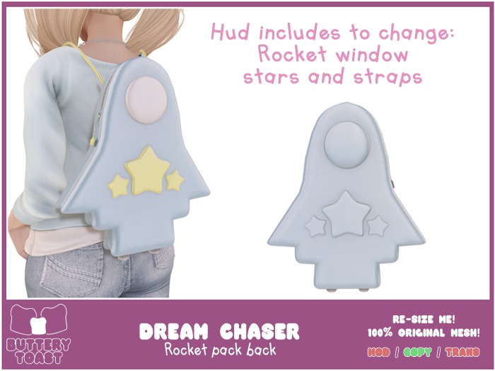 -Buttery Toast- Dream Chaser - Blue