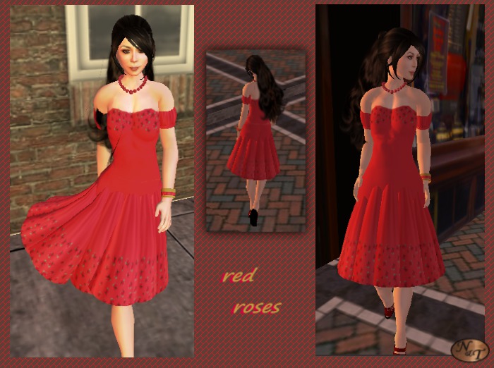  Needles & Twine - red roses