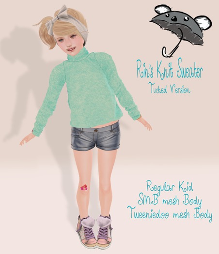 !K*K! Rin Sweater Sea Turtle