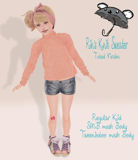!K*K! Rin Sweater Salmonish