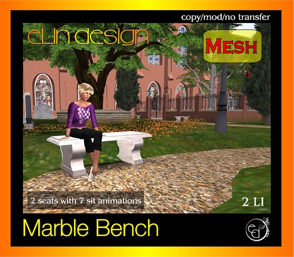 Marble bench