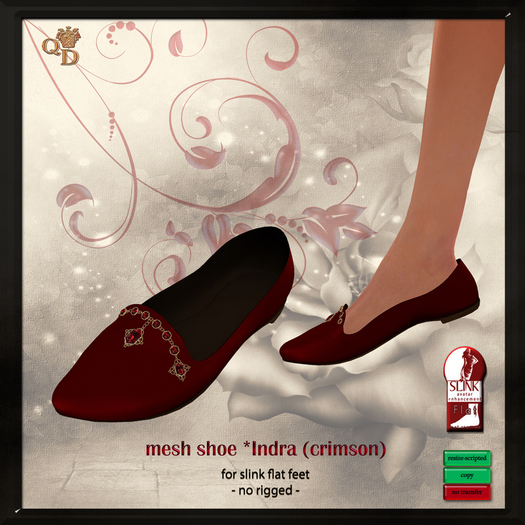 mesh shoes *Indra (crimson)