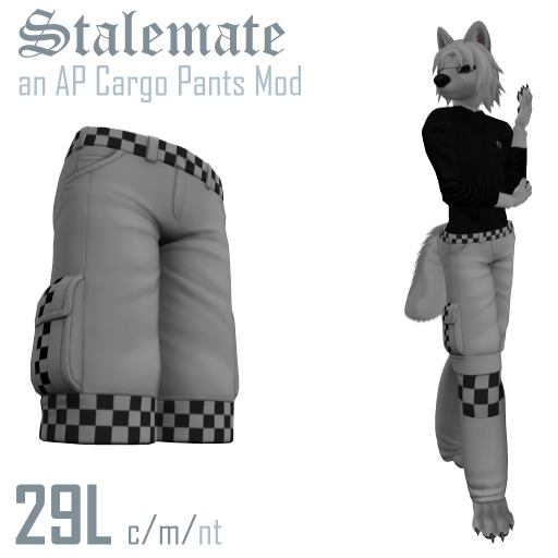 Apricot Paws: Stalemate Cargo Pants Mod (Recolorable)