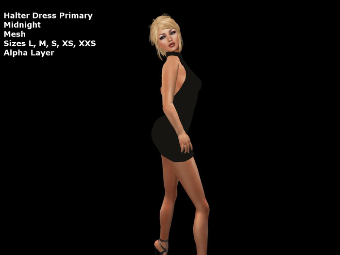 Halter Dress Midnight
