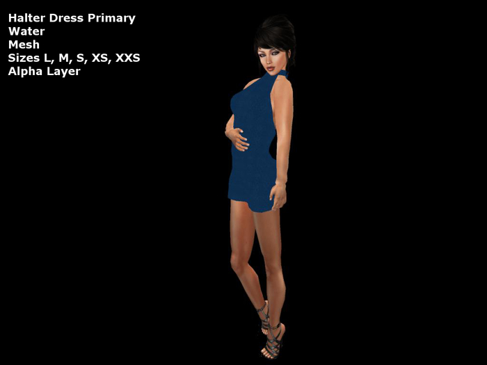 Halter Dress Water