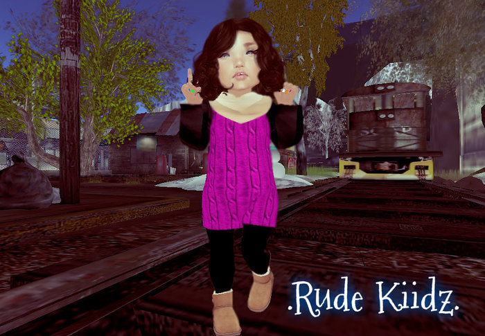 .Rude Kiidz. Sweater Dress - Pink