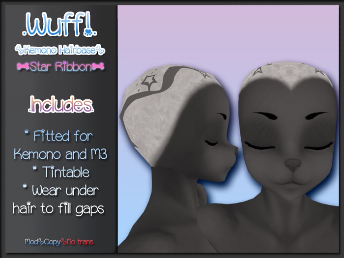 Kemono/M3 Hairbase - Star Ribbon